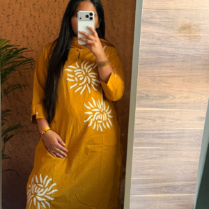 Cotton Straight Fit Suit Set with Dupatta & Pant